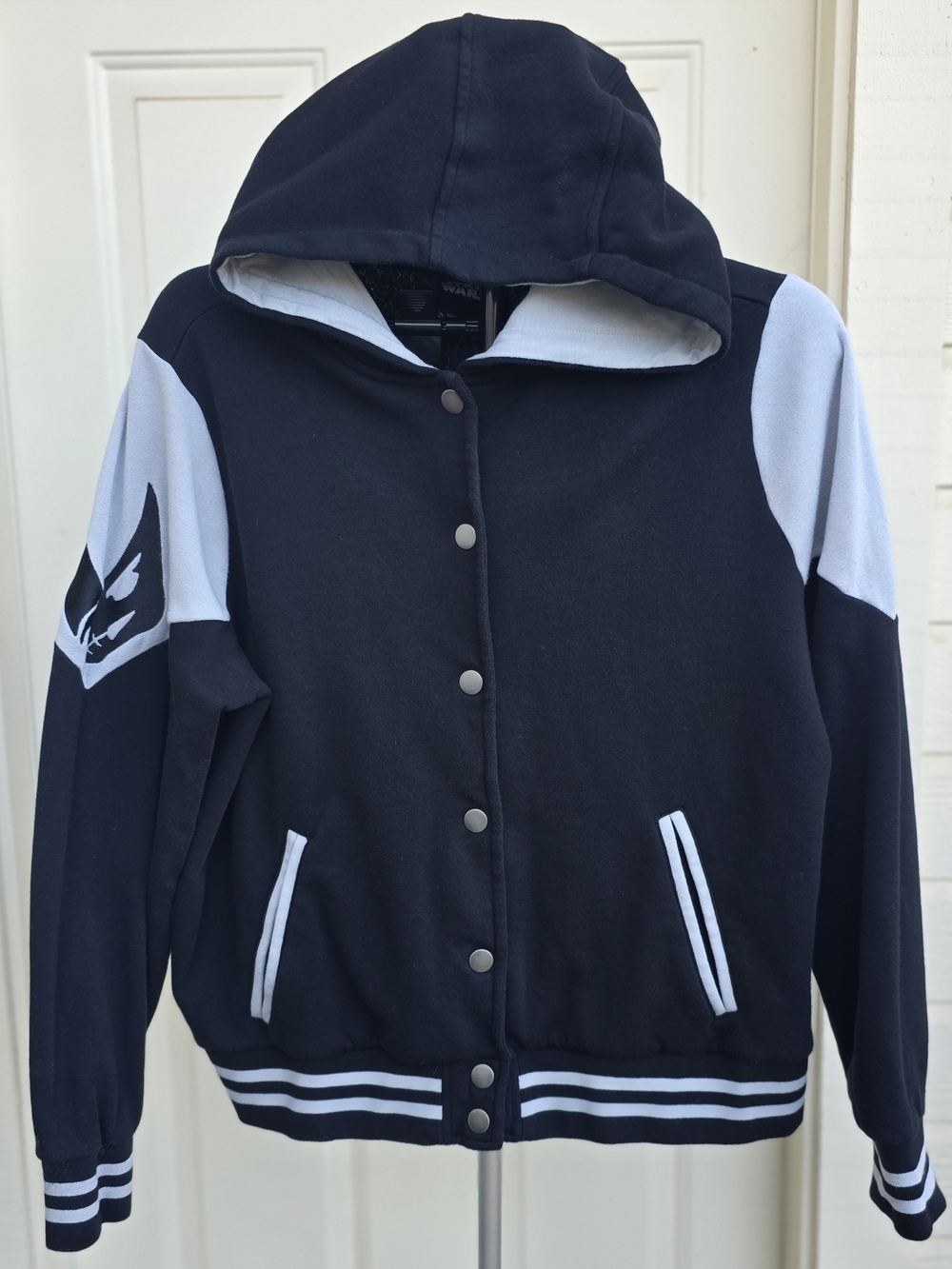 Torrid Star Wars The Mandalorian Bo-Katan Varsity Jacket Hoodie Size 1 1X
